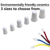 30 Pack Ceramic Wire Connector,High-Temp Screw Wire Connector,Twist Caps for