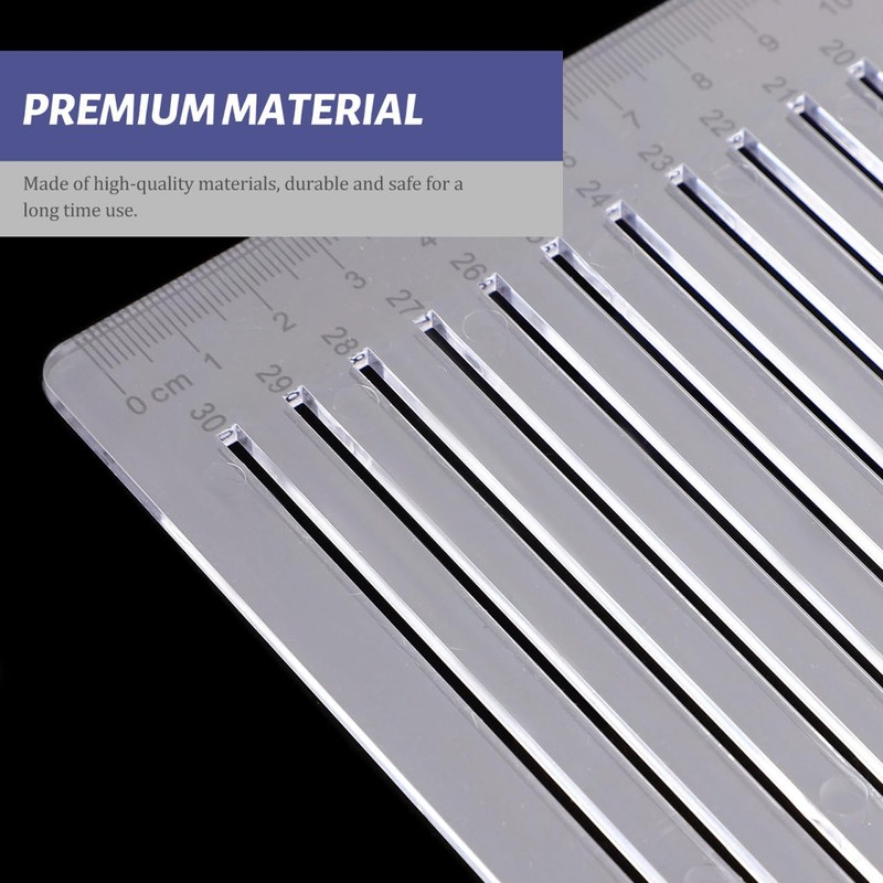 Ciieeo Lettering Stencils, Straight Line Stencil, Line Stencil, Lettering Guide