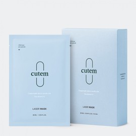 Q-Tem Laser Mask Set 28mlx10 sheets Moisture soothing / 큐템 레이저 마스크 세트 28mlx10장 수분 진정
