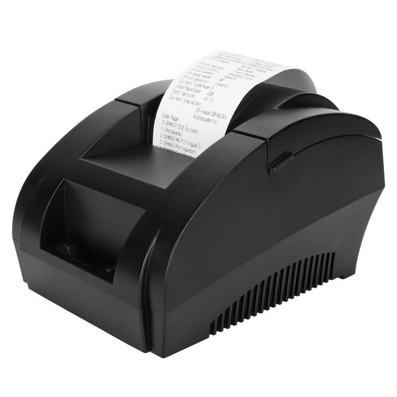 58mm Thermal Printer 90mm/s 58mm Width 203DPI USB Interface ESC