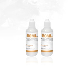 LENSGO Fog Machine Fluid,for LENSGO Smoke Machine,High Density 60ml×2 Bottles