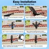 EZlumify Landscape Lighting Gutter Brackets, Mounting Bracket Base Plate for
