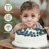Muulaii 12 Pcs Kids Spoons and Forks Toddler Utensils Plastics