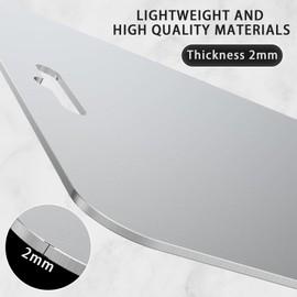 Titanium Cutting Board, Double Sided Stainless Steel Non Toxic Cutting Board for Kitchen, Food-Grade Cutting Board for Cutting Meats, Fruits And Vegetables14x10in