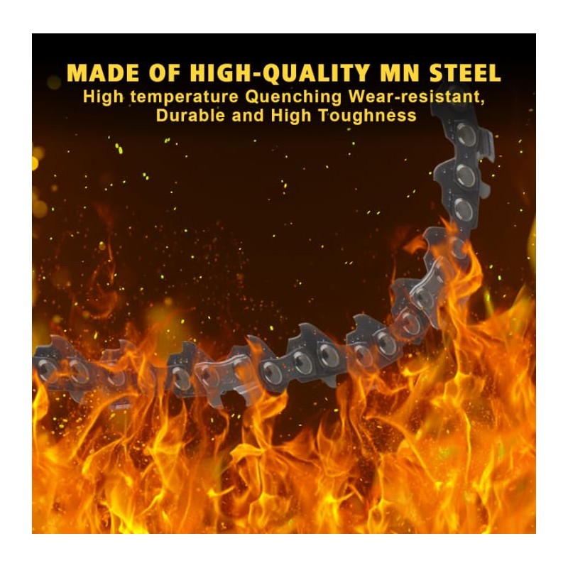 4 Pcs Mini Chainsaw Chain 6 Inch Replacement Chains for