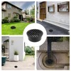 Antrader Round Drainage Grate Cover, 2-Pack Plastic Sewer Drain Cover