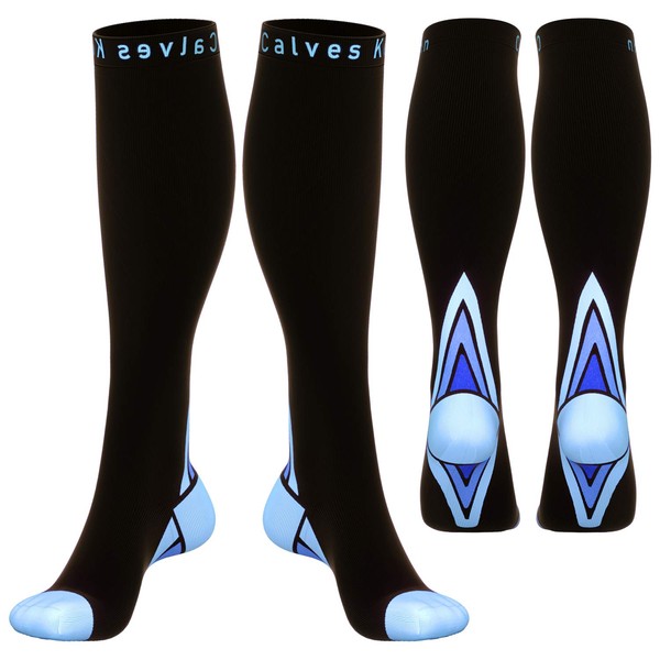 (2 Pairs)Compression Socks / Stockings for Men & Women,Speed Up