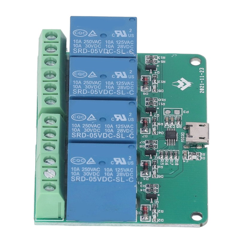 4 Channel Relay Module 5V for HID Drive Free USB