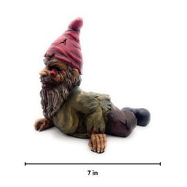 RUSTIX Zombie Garden Gnomo - Decoración de película de terror para césped