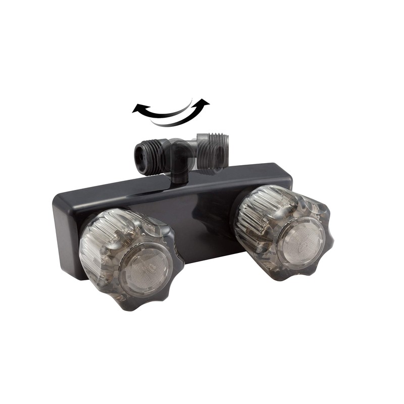 Dura Faucet DF-SA170-BK RV Weatherproof Exterior Shower Box Kit -