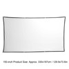 High Definition Projector Screen Foldable Portable Projection Mini Screen for