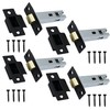 Tubular Latches Mortice Door Latch | Matt Black | 3
