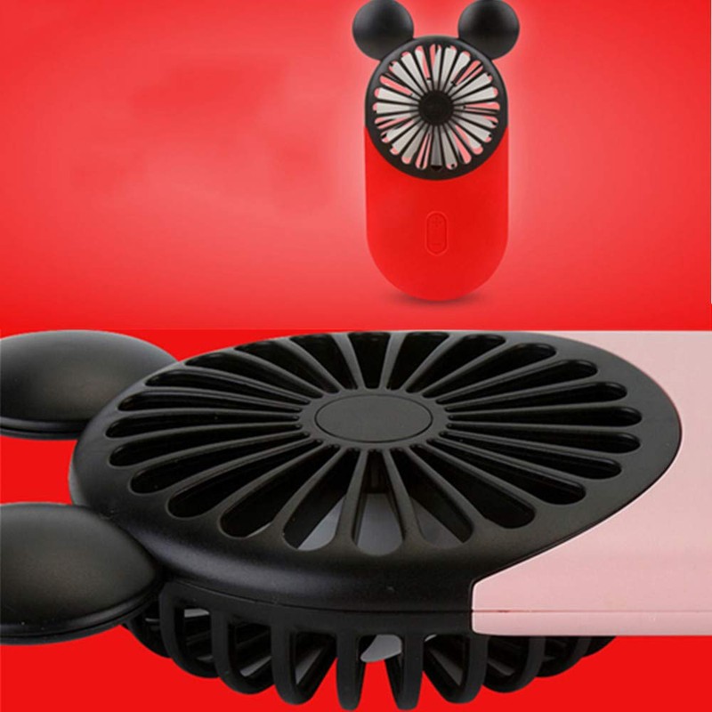 Kbinter Cute Personal Mini Fan, Handheld & Portable USB Rechargeable