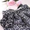 Leopard Bow Hairclip Scrunchies Set Cheetah Printed Bowknot Barrettes Elastic