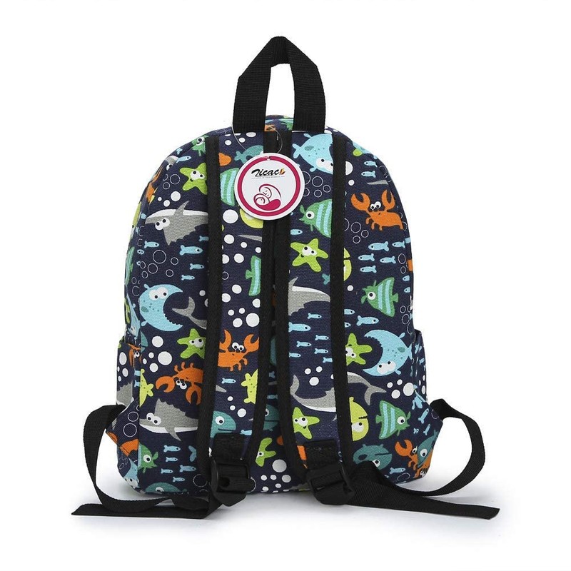Kid Book Backpack Baby Child School Bag Kindergarten Canvas Daypack