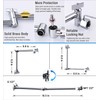G-Promise 18 Inch Shower Head Extension Arm with Shower Arm