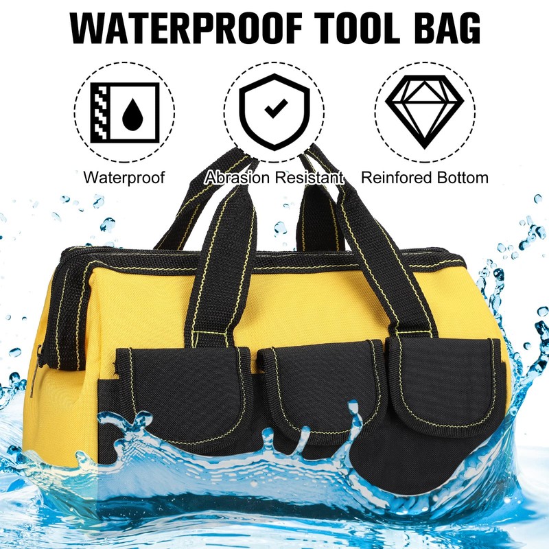 Sanwuta 3 Pack Tool Bag for Men with Waterproof Hard