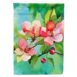 Arkansas Blossom in Watercolor House Flag