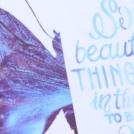 ANKROYU Butterfly Wall Stickers Pack 12PCS Blue PVC Wall Decals Creative Removable Wall Art for Bedroom Living Room Kids Room Home Decor Easy Apply Waterproof Wall Stickers