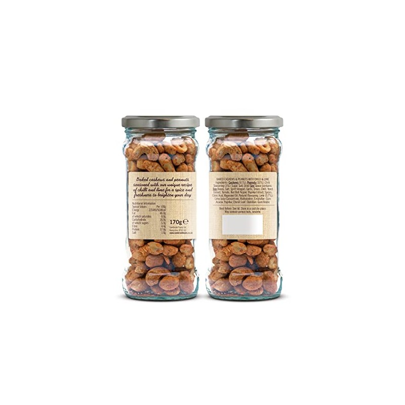 Cambrook - Baked Cashews & Peanuts with Chilli & Lime,
