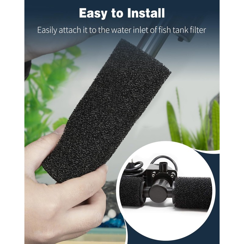 Pawfly 6 Pack Pre-Filter Sponge Fit for Beckett Pond G