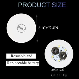 LED Coaster,36 Pack Light Up Coasters,Wine Bottle Lights Coaster Discs for Drinks,Flash Cup Coaster Flashing Shots Light (White)