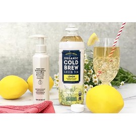 TJ's- Aceite corporal de coco y limoncillo de Trader Joe's con aceites de almendras y jojoba, 4,8 onzas líquidas (143 ml), paquete de 2