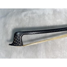 yinfeel small szie weave carbon fiber violin bow white horse hair 3/4,1/2,1/4,1/8 for childern (1/4)