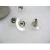 25pcs 6 * 11 Plastic Non-allergenic Butterfly Earring Backs stoppers