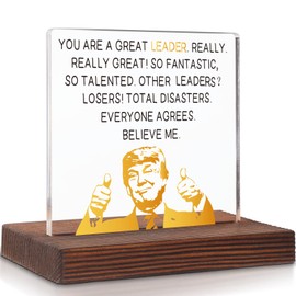 Placa de computadora divertida para líderes, regalos divertidos para líderes, regalos divertidos de agradecimiento para líder, líder de equipo, liderazgo, jefe dama, regalos de cumpleaños de la semana