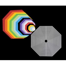 Nest of 16 Octagon Straight Cut Metal Cutting Dies, Stencil Cutters, Card Making, Scrapbooking, Photo Albums, Stencils, Paper Crafts I3