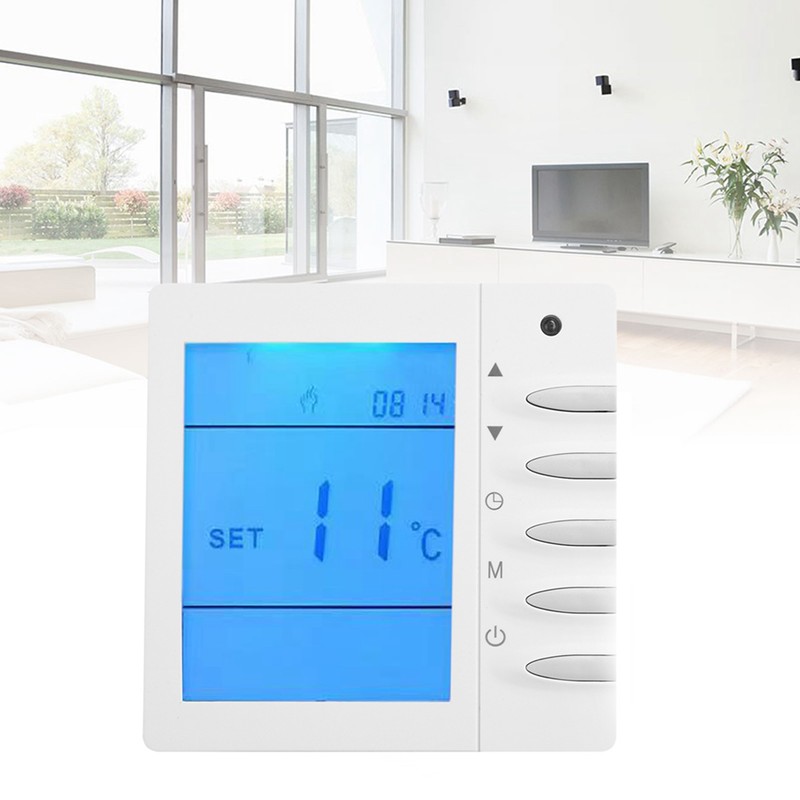 LCD NTC Thermostat Intelligent Water Heating Temperature Controller 5℃35℃ AC220V