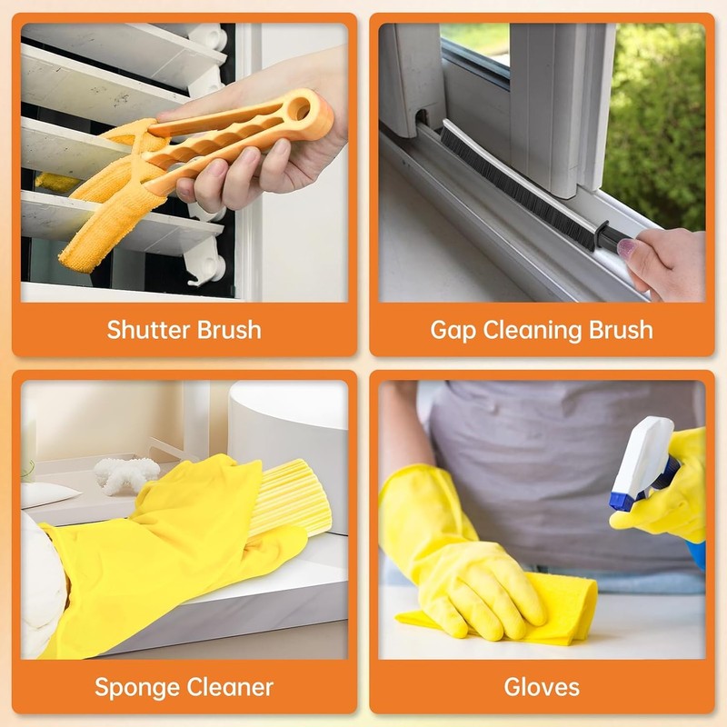 CALBEAU Ceiling Fan Cleaner Duster with 60 inch Extension Pole,