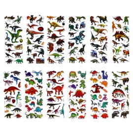 HJZHII 12 Sheets of 3D Puffy Stickers Animals, Animal Stickers, 3D Stickers, Children's Stickers, Reward Stickers, Vinyl Stickers, Foam Stickers, Learning Stickers, Creative Gift Stickers