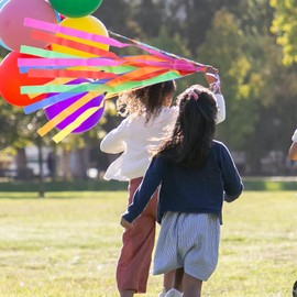 Tomaibaby 12pcs Rainbow Dance Ribbons Kids Ribbon Toys Rhythm Ribbon Streamers Sensory Toys for Talent Shows Artistic Dancing