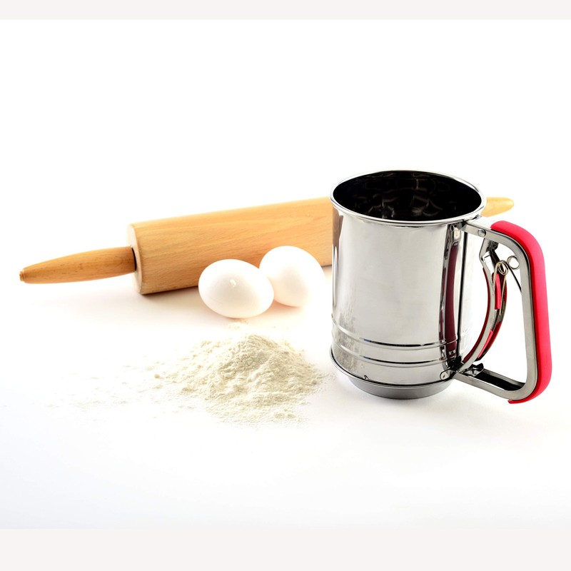 NORPRO S/S 3Cup Flour Sifter, 1 EA