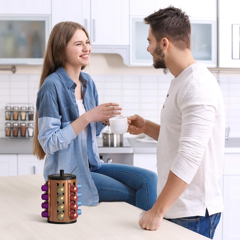 BonVivo Capsule Holder – Space-Saving Coffee Pod Organizer, Stylish Storage
