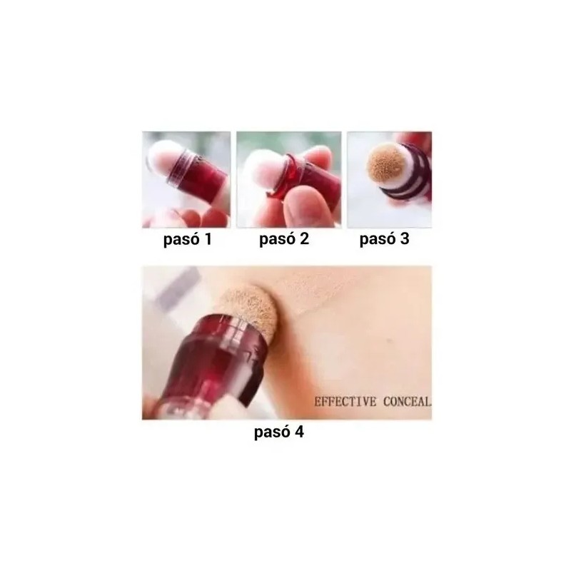 Corrector Liquido High Coverage Saniye Con Esponja R8002