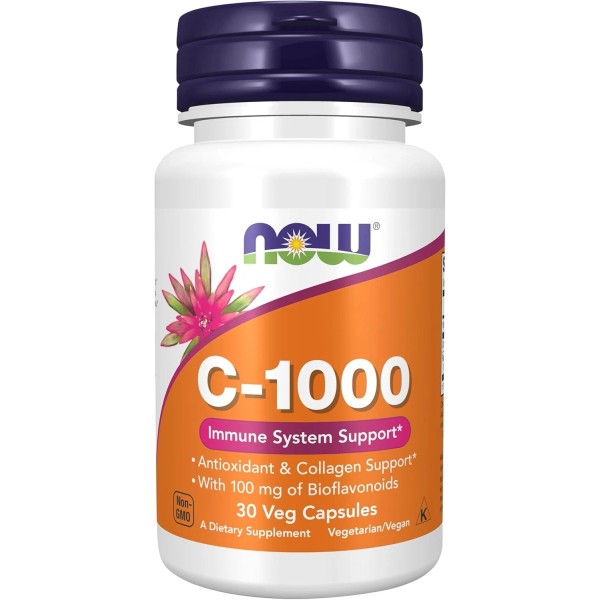 NOW Foods Supplements, Vitamin C-1,000 with 100 mg of Bioflavonoids,