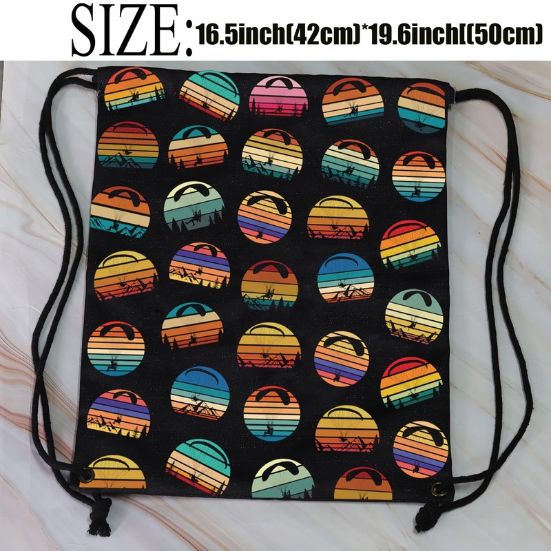 JYTAPP Paramotor Gift Skydiver Gift Paragliding Drawstring Bag For Paraglider