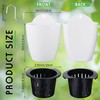 Yungyan 20 Sets 5" Self Watering Hanging Planter White Lazy