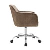 Linon Rylen Office Chair Silver