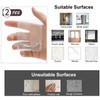 BRIOFOX Extra-Large Adhesive Shower Curtain Rod Holder | No Drilling