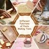 MEKOTRIN 10 Pcs Pasta Making Tools Set, Wooden Threaded Rolling