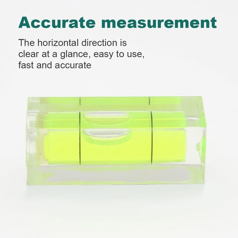 Regun Pack of 5 Small Spirit Level, 15 x 15