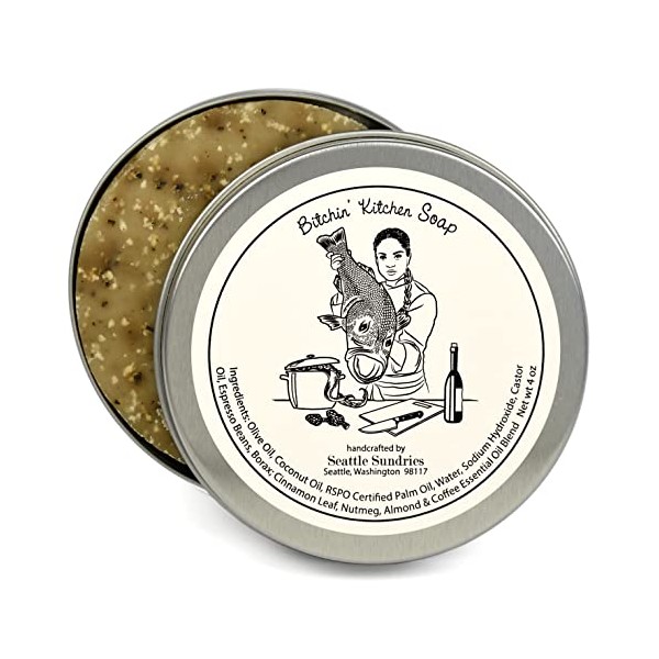 Seattle Sundries | Natural Dish Soap Bar - Kitchen Hand