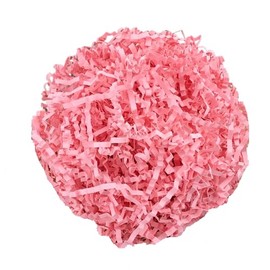 Wgudzpj Raffia Grass Shred Paper for Easter Baskets Filler Creative Eggs Decor,Crinkle Cut Paper Shred Filler Recyclable Gift Wrap Confetti (Pink)
