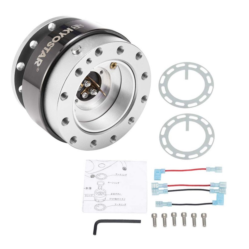 Kyostar Titanuim Steering Wheel Quick Release Aluminum Hub Adapter Boos