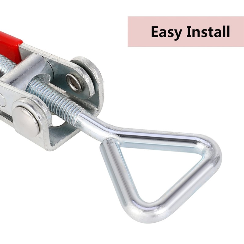 Fingertoys 6 Pack Adjustable Toggle Clamp, 360lbs Holding Capacity Heavy