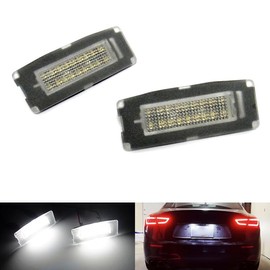 RZG 2x LED Licence Number Plate Light White Canbus For 2014-2020 Ghibli M157